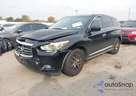 2013 Infiniti Jx35 z USA, uszkodzony, nr VIN 5N1AL0MN3DC326666